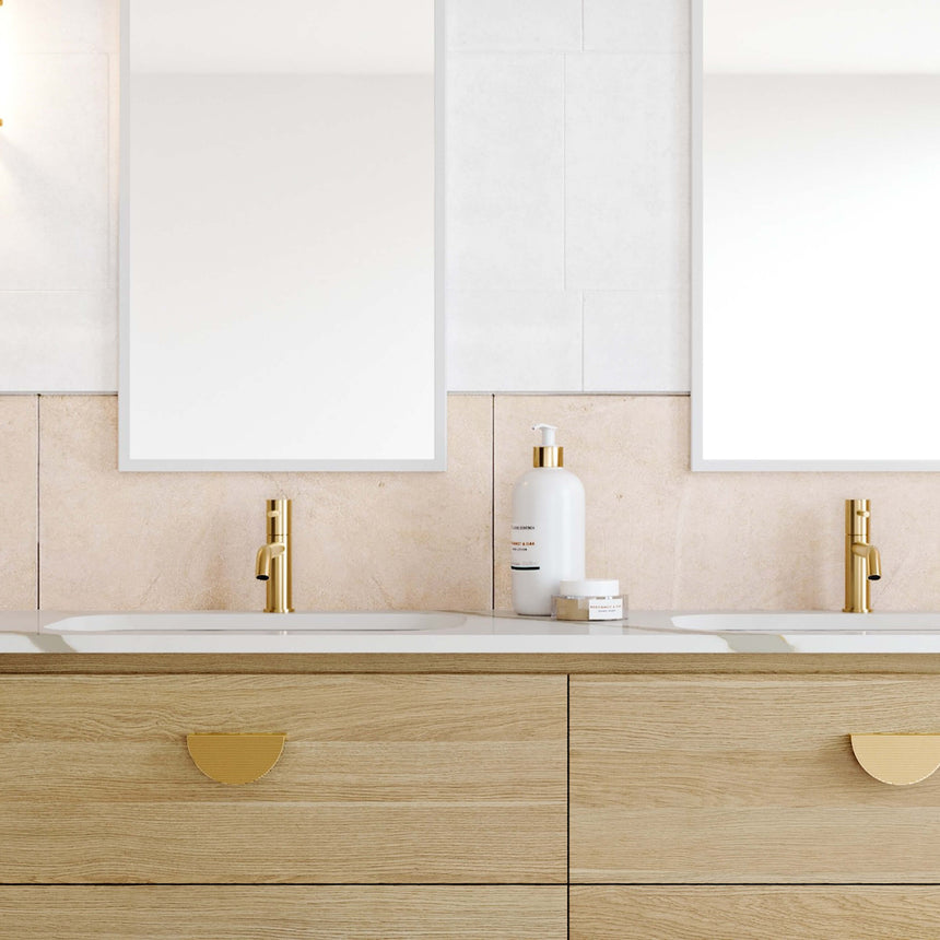 Bodhi Undermount Basin 540mm Gloss White Bathroom Basin Timberline