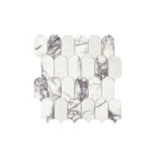 Marble Mosaic Feather 96x48mm Honed New York Stone