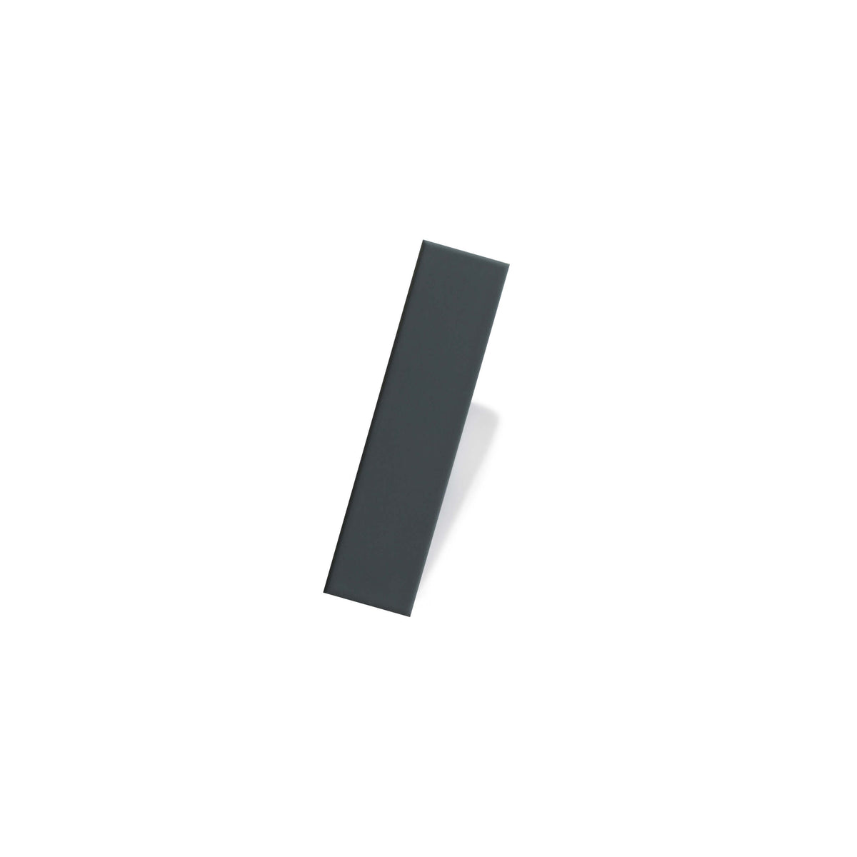 Pequeno Satin 50x200mm iron grey ceramic subway tile by Tilemall with matte finish