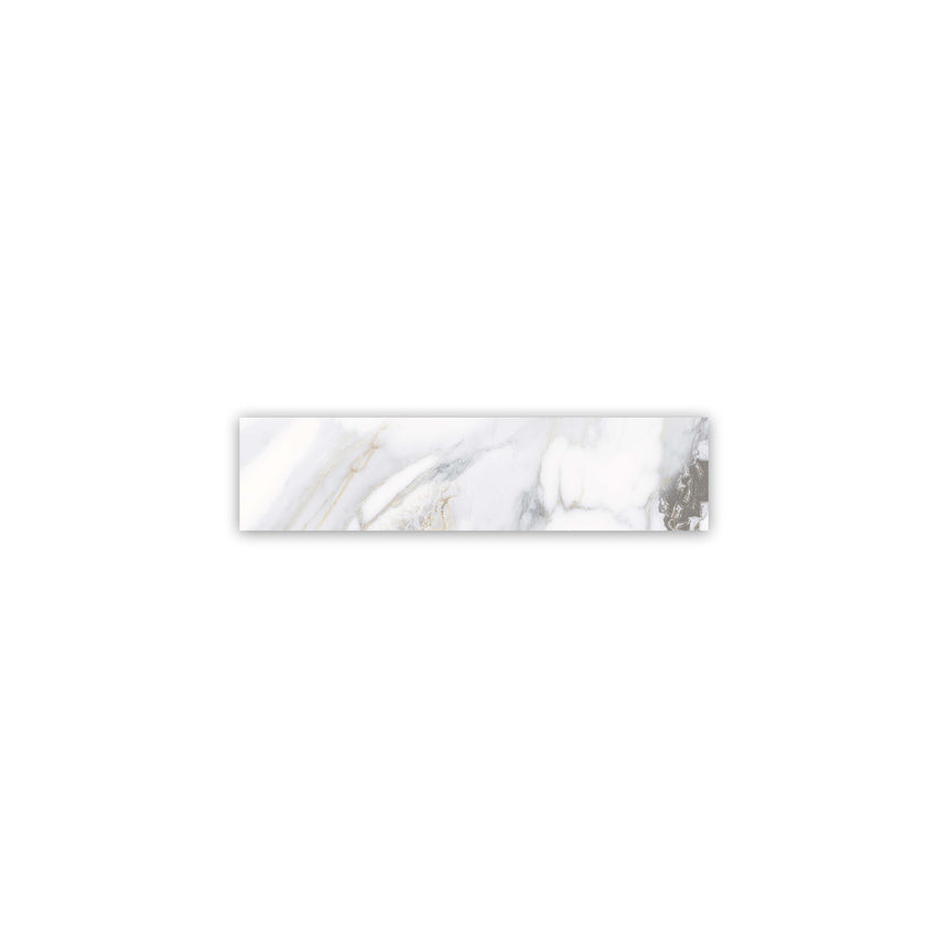 Calacutta Oro Subway 73x298 Matt White Marble Look Tiles Tilemall Default Title