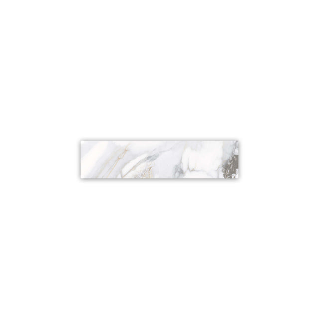 Calacutta Oro Subway 73x298 Polished White Marble Look Tiles Tilemall Default Title