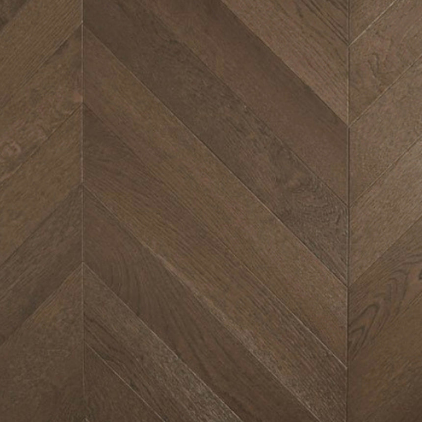 De Marque European Oak Chevron Engineered Flooring 600x90x21/6mm Dark Brown Timber Flooring Preference Floors Default Title