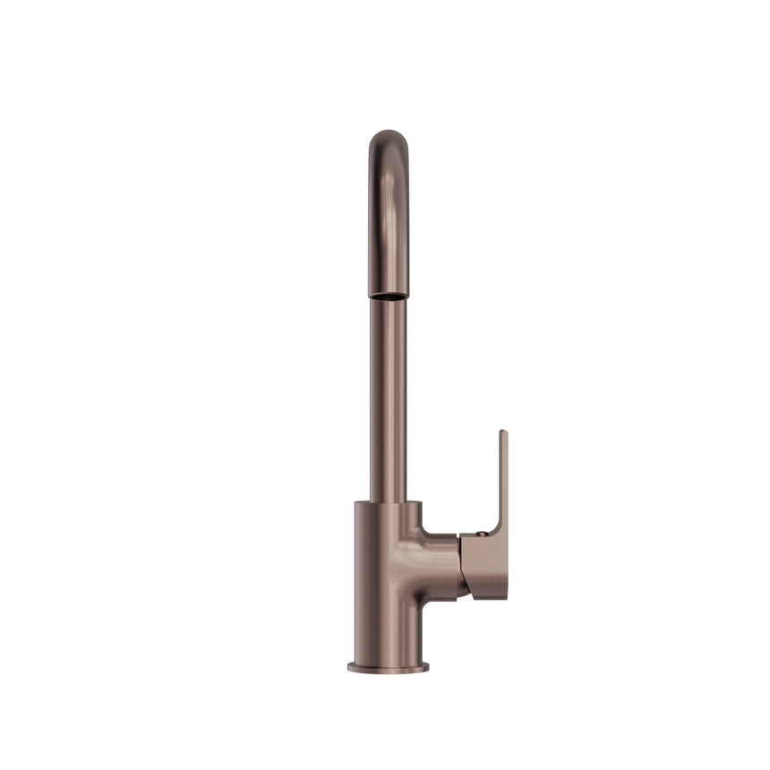 Nero Bianca Ktichen Mixer Round Brushed Bronze Tapware Nero