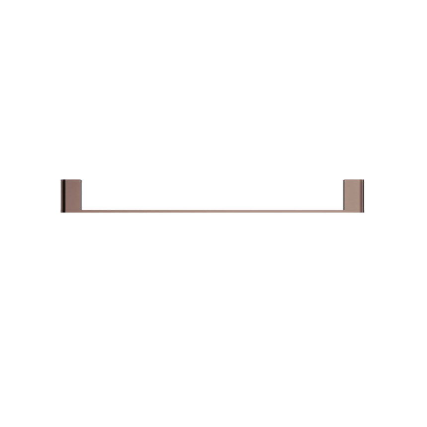 Nero Bianca Single Towel Rail 600mm Brushed Bronze Bathroom Accessories Nero