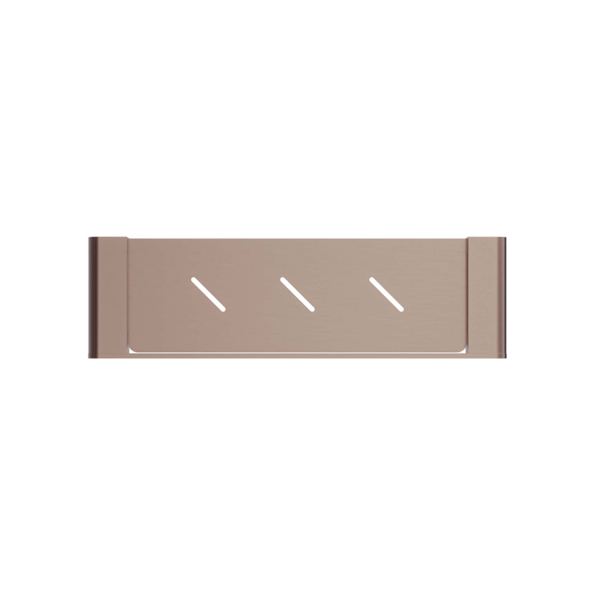 Nero Bianca Shower Shelf Brushed Bronze Bathroom Accessories Nero