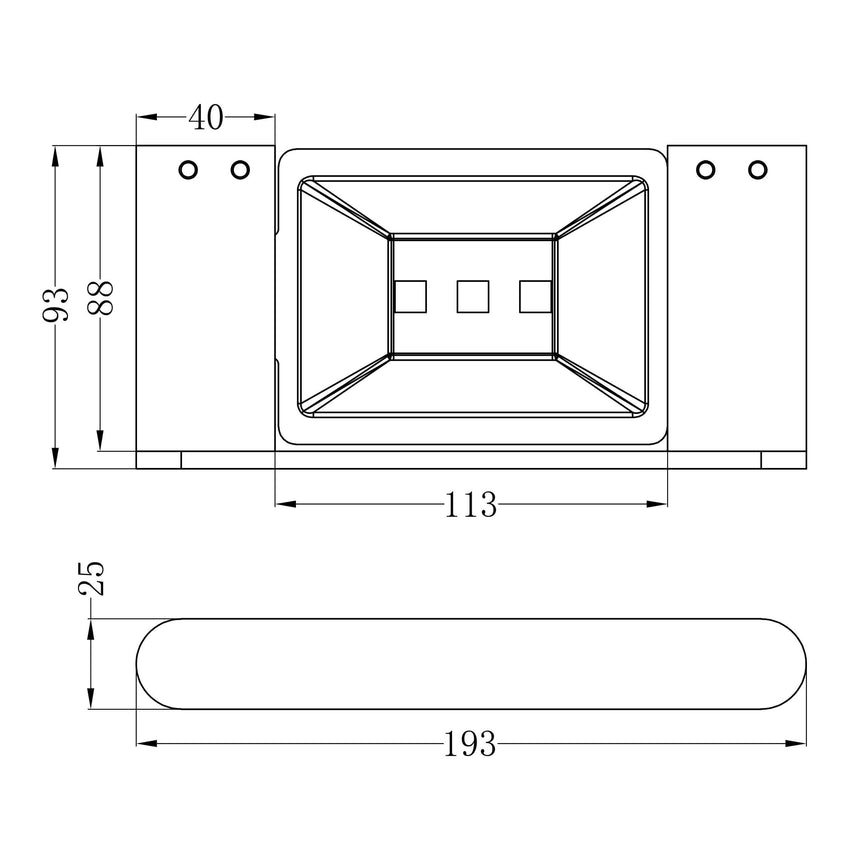 Nero Bianca Soap Dish Holder Brushed Bronze Bathroom Accessories Nero