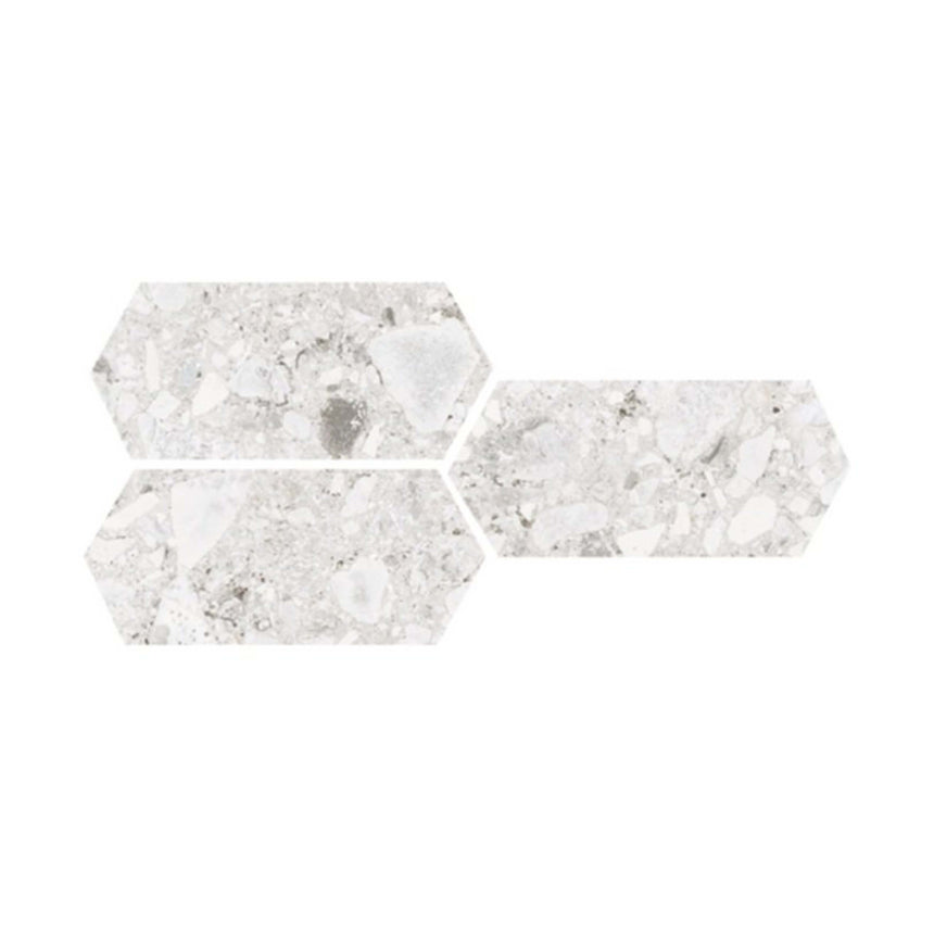 Ceppo Stone Long Hexagon 264x300 SurfaceTec Light Terrazzo Look Tiles Tilemall Default Title