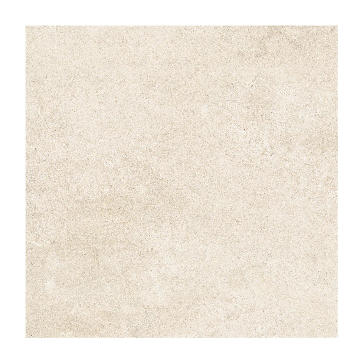 Lims 750x750mm matt ivory stone-look porcelain tile by Tilemall with subtle mineral speckle