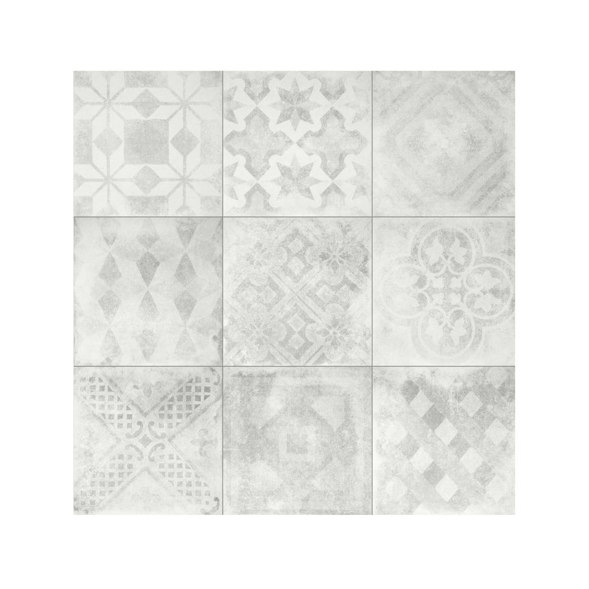 Picasso 200x200 Matt PCS208 Encaustic Look Tiles Tilemall