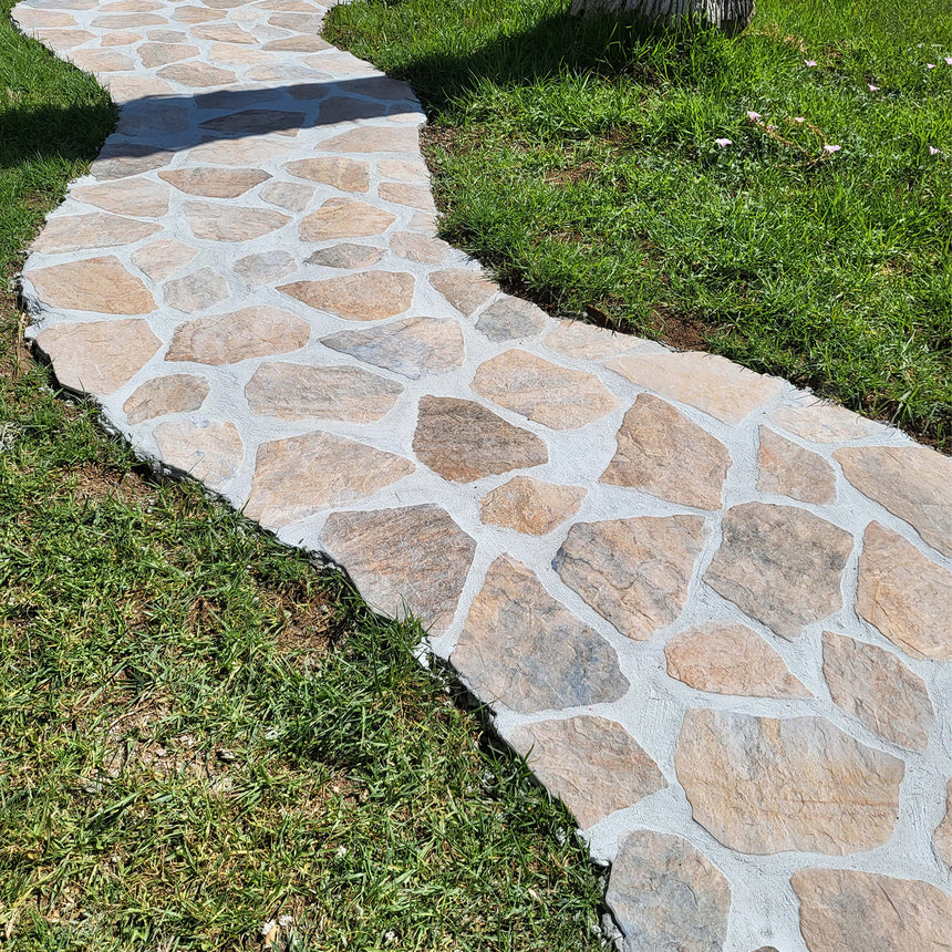 Montesa Crazy Pave Matt 226x326 Marron Beige Stone Look Tiles Tilemall