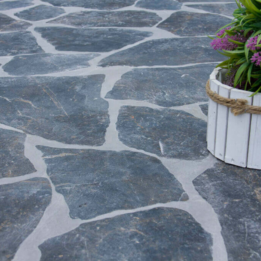 Montesa Crazy Pave Matt 226x326 Antricita Black Stone Look Tiles Tilemall