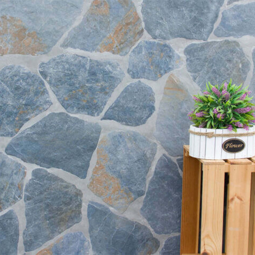 Montesa Crazy Pave Matt 226x326 Pizarra Blue Stone Look Tiles Tilemall