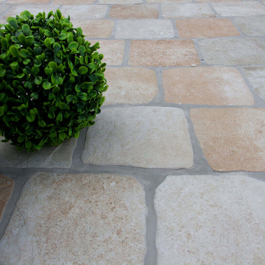 Country Matt 150x150 Beige Stone Look Tiles Tilemall