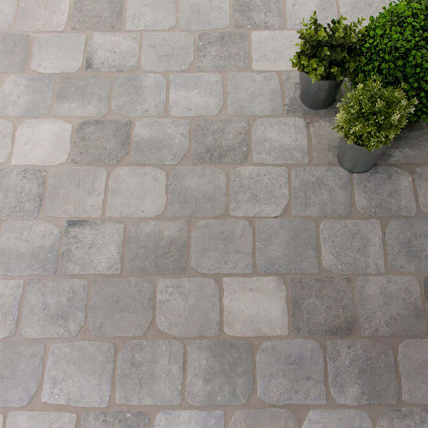 Country Matt 150x150 Perla Light Grey Stone Look Tiles Tilemall