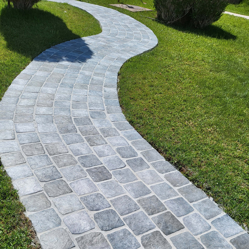 Country Matt 150x150 Perla Light Grey Stone Look Tiles Tilemall