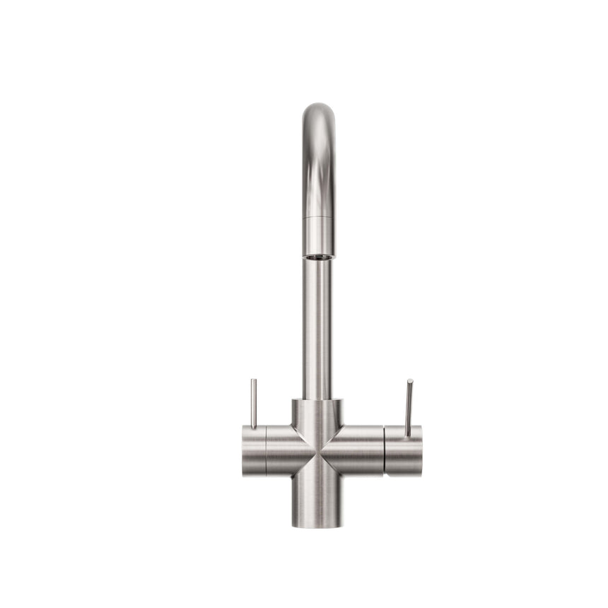 Nero Mecca 3 Way Filtered Mixer Tap Brushed Nickel Tapware Nero