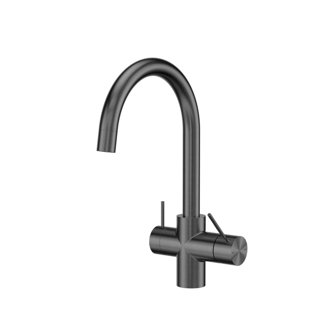 Nero Mecca 3 Way Filtered Mixer Tap Gun Metal Tapware Nero Default Title