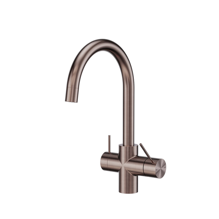 Nero Mecca 3 Way Filtered Mixer Tap Brushed Bronze Tapware Nero Default Title