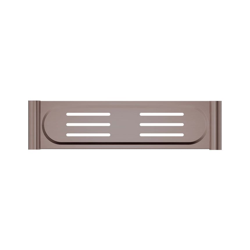 Nero New Mecca Metal Shower Shelf Brushed Bronze Bathroom Accessories Nero