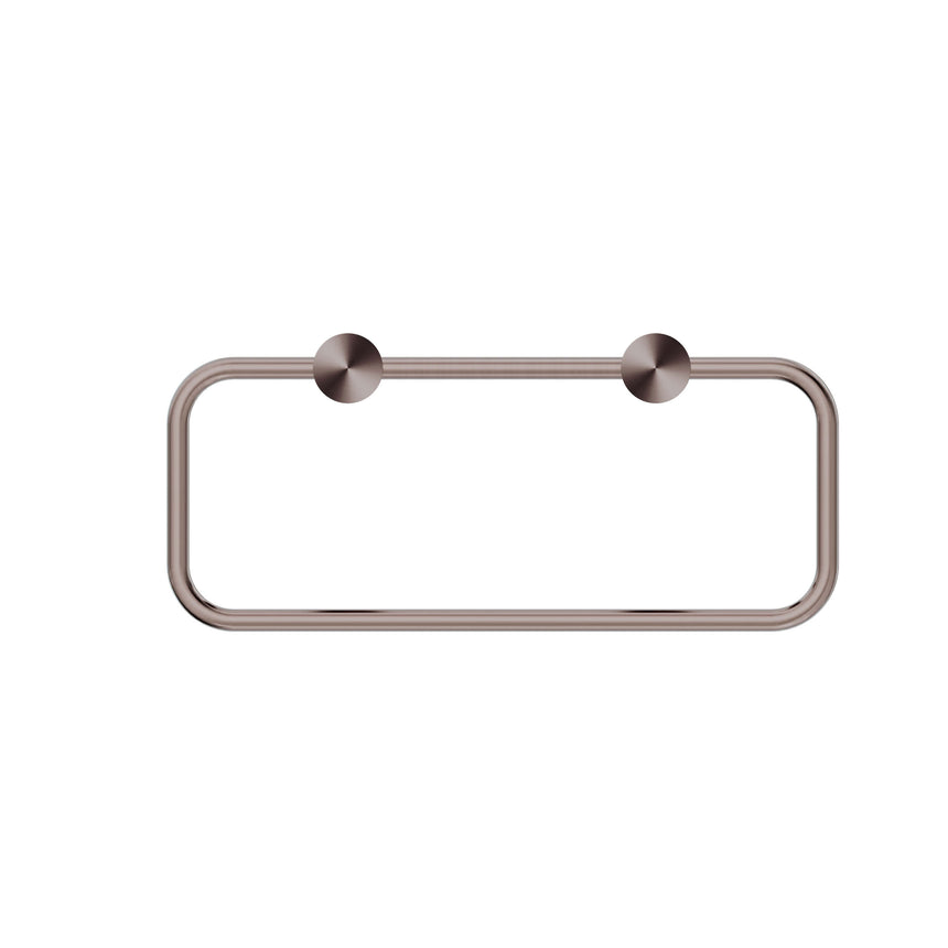 Nero New Mecca Towel Ring Brushed Bronze Bathroom Accessories Nero