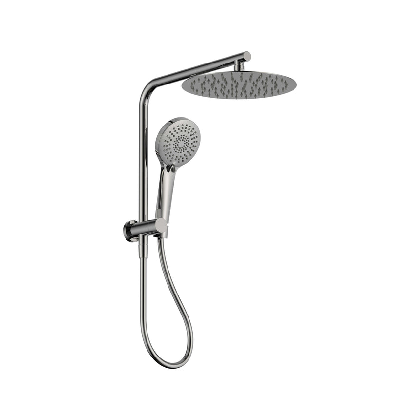 Nero Mecca 2 In 1 Twin Shower Chrome Bathroom Accessories Nero Default Title