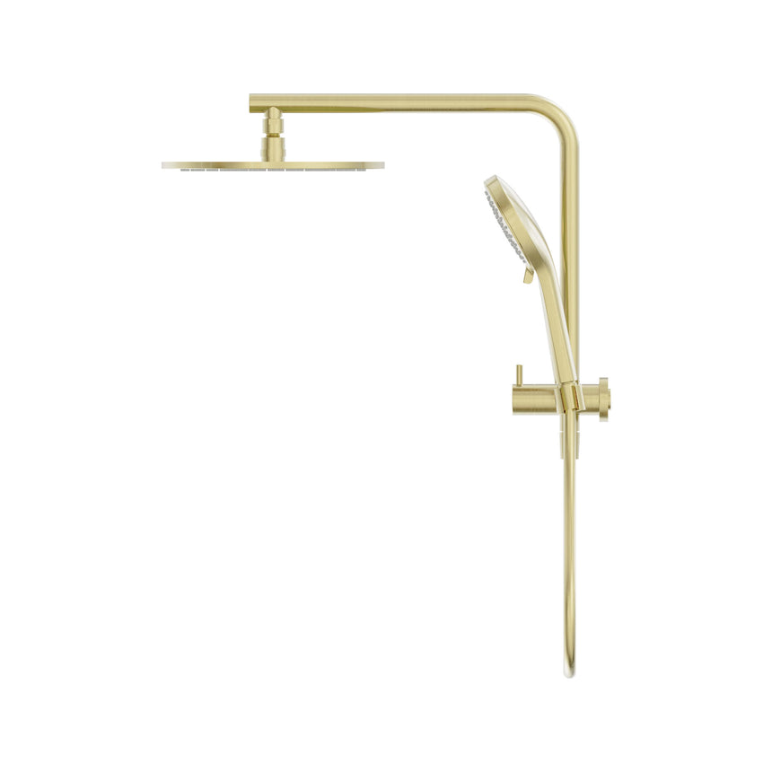 Nero Mecca 2 In 1 Twin Shower Brushed Gold Bathroom Accessories Nero