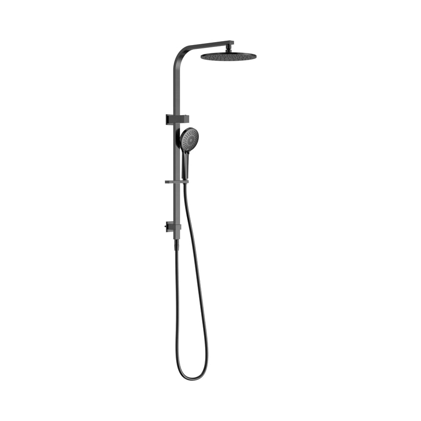 Nero Bianca Twin Shower Gun Metal Shower Nero Default Title