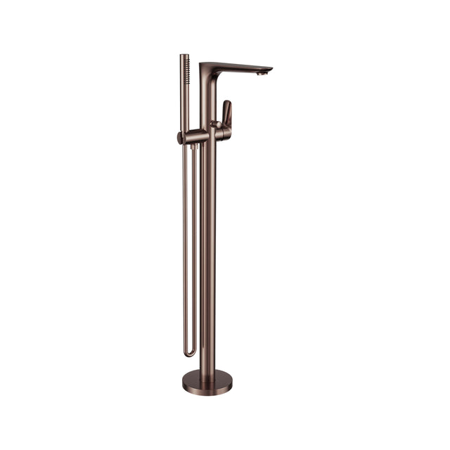 Nero Bianca Freestanding Bath Mixer With Hand Shower Brushed Bronze Tapware Nero Default Title