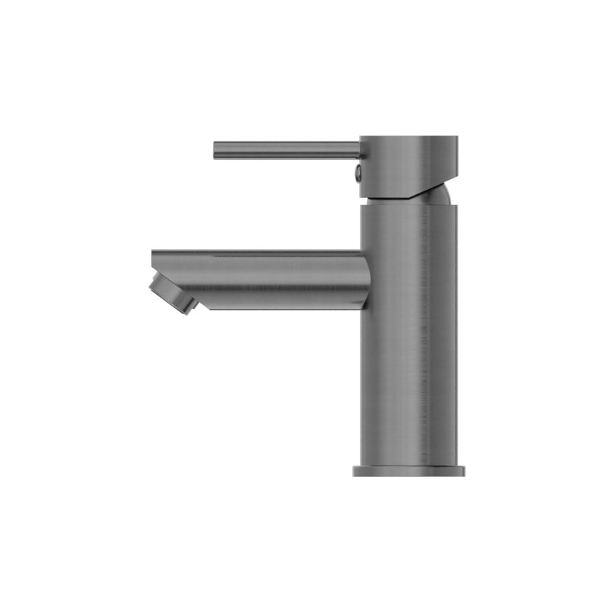 Nero Dolce Basin Mixer Straight Spout Gun Metal Tapware Nero
