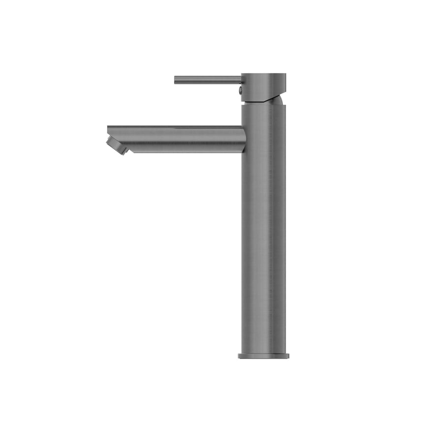 Nero Dolce Tall Basin Mixer Gun Metal Tapware Nero