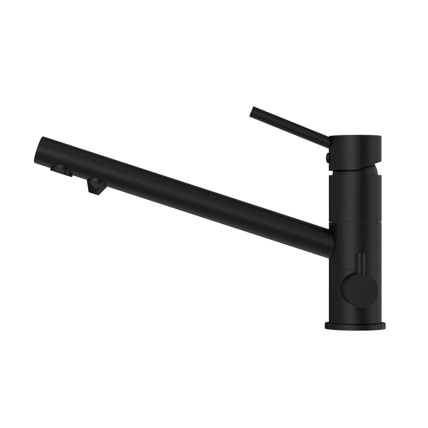 Nero Dolce Three-Way Kitchen Mixer Matte Black Tapware Nero