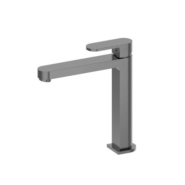 Nero Ecco Tall Basin Mixer Gun Metal Tapware Nero Default Title