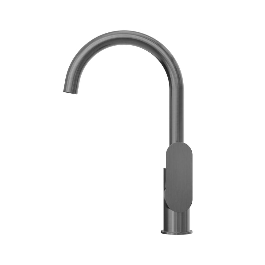 Nero Ecco Kitchen Mixer Gun Metal Tapware Nero