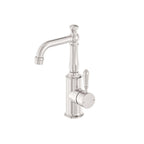 Nero York Basin Mixer With Metal Lever Brushed Nickel