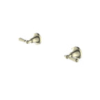 Nero York Wall Top Assemblies With Metal Lever Aged Brass