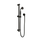 Nero York Shower Rail With Metal Hand Shower Matte Black