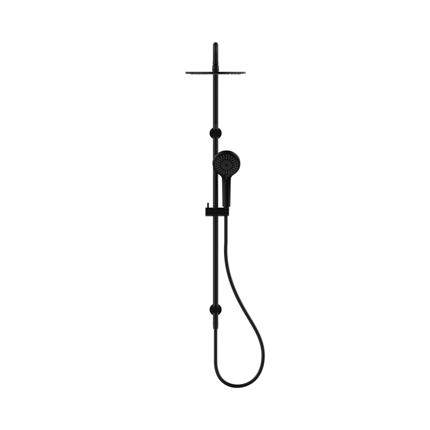 Nero Round Twin Shower Matte Black Shower Nero