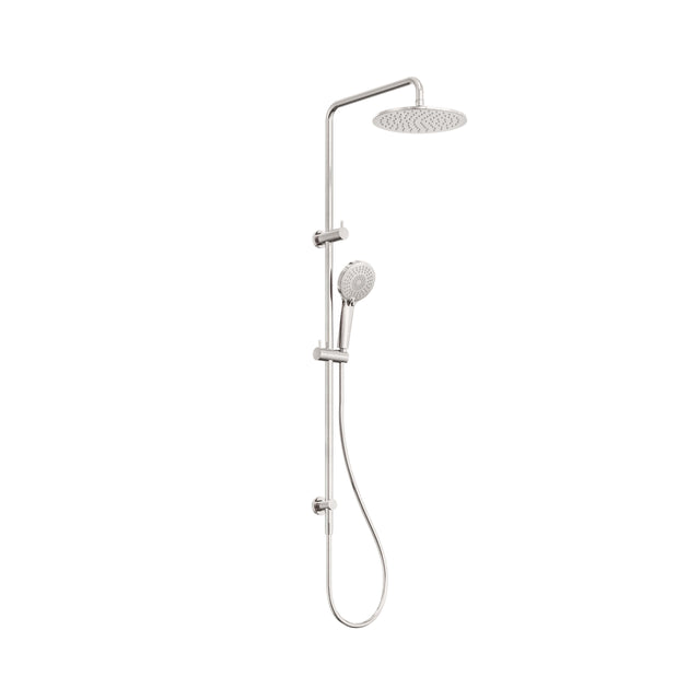 Nero Round Twin Shower Brushed Nickel Shower Nero Default Title