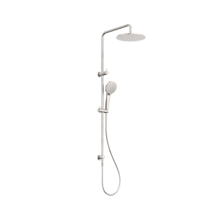 Nero Round Twin Shower Brushed Nickel Shower Nero Default Title