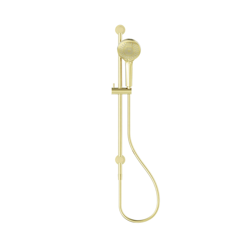 Nero 3 Function Shower Rail Brushed Gold Shower Nero