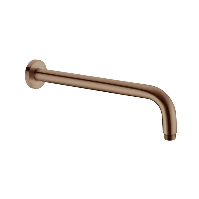 Nero Round Shower Arm 500mm Length Brushed Bronze Shower Nero Default Title
