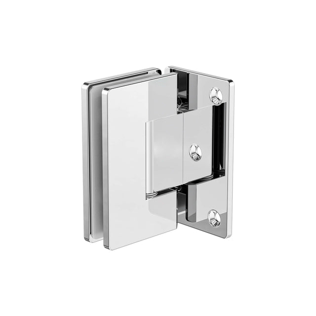 Nero 90 Degree Glass To Wall Shower Hinge 10mm Glass Chrome Other Accessories Nero Default Title
