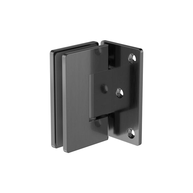 Nero 90 Degree Glass To Wall Shower Hinge 10mm Glass Gun Metal Other Accessories Nero Default Title