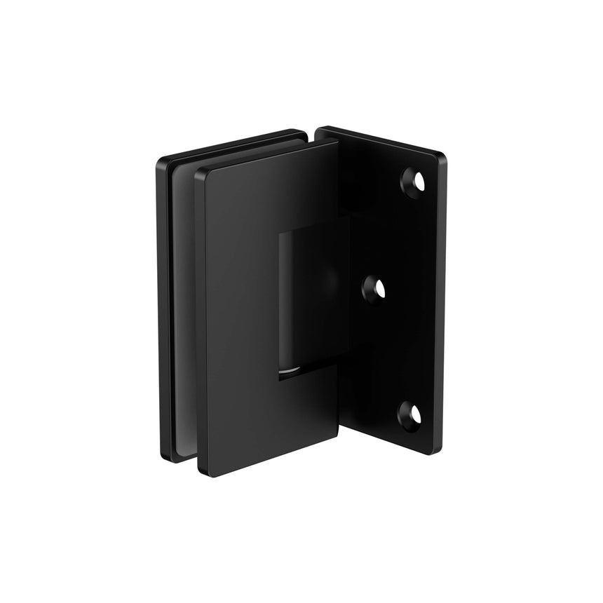 Nero 90 Degree Glass To Wall Shower Hinge 10mm Glass Matte Black Other Accessories Nero Default Title