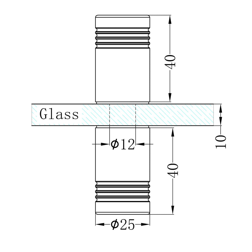 Nero Round Shower Knob Brushed Gold Other Accessories Nero