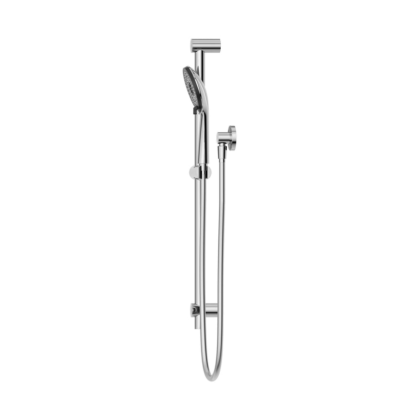Nero Round Metal Project Shower Rail 4 Star Rating Chrome Shower Nero