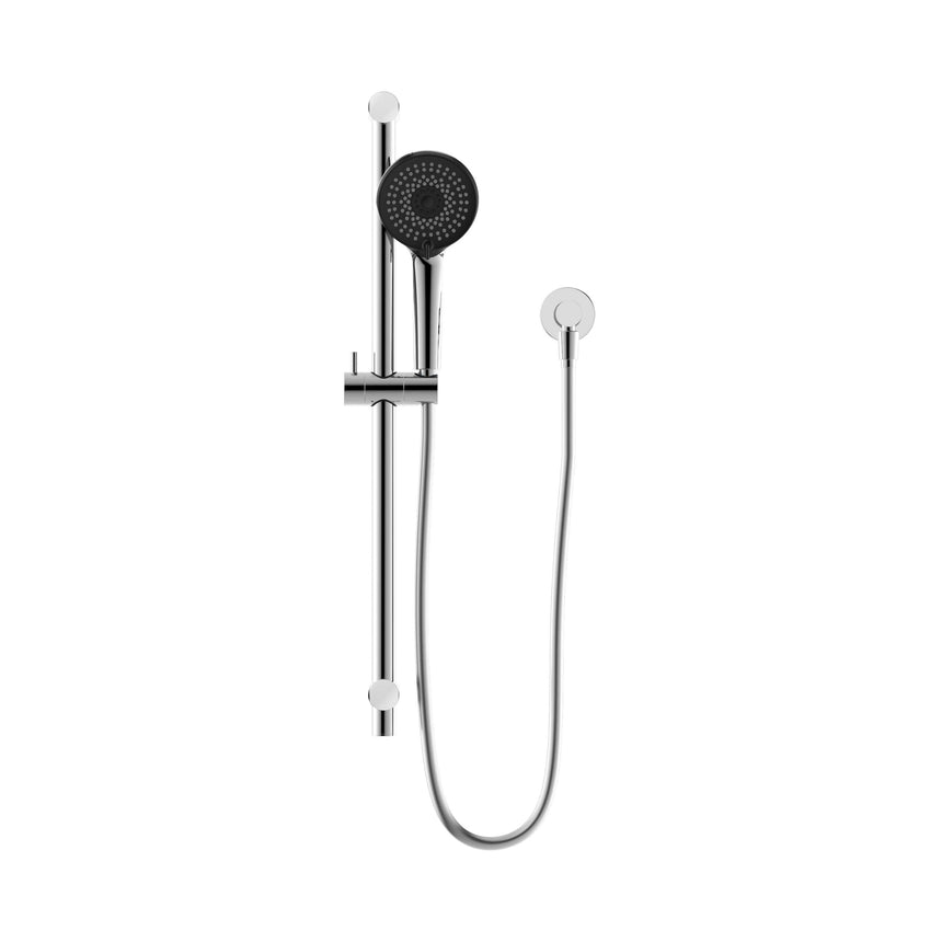 Nero Round Metal Project Shower Rail 4 Star Rating Chrome Shower Nero