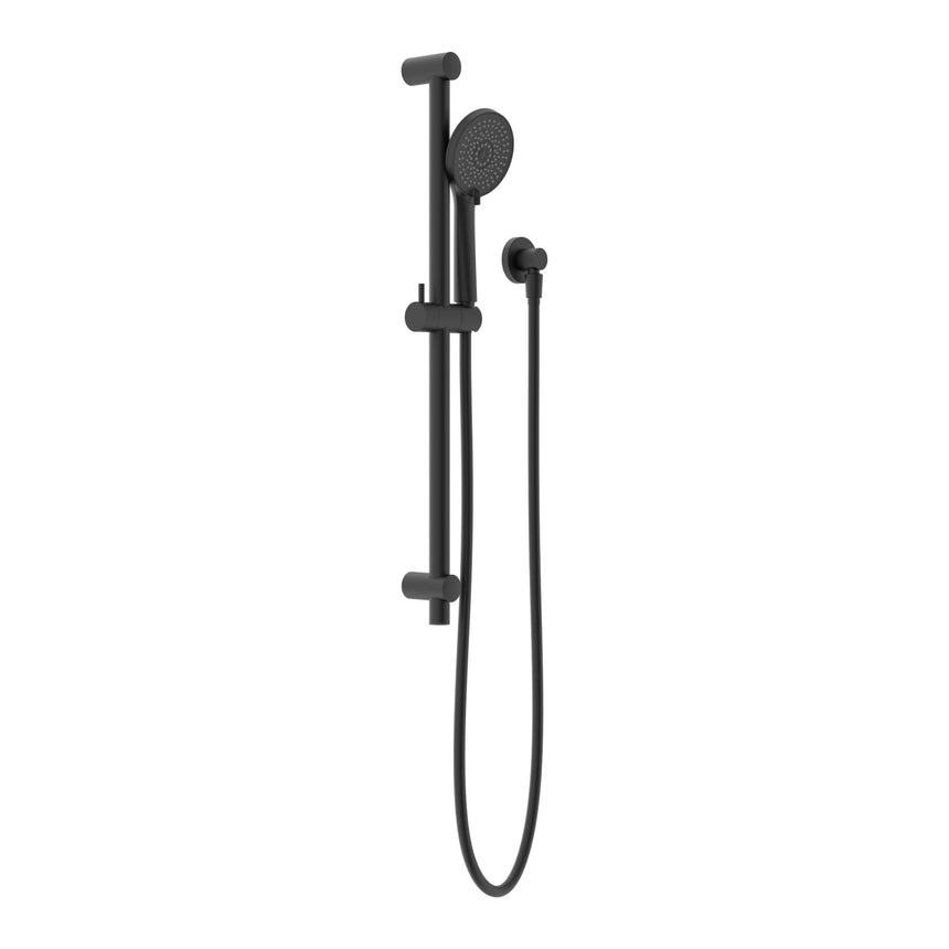 Nero Round Metal Project Shower Rail 4 Star Rating Matte Black Shower Nero