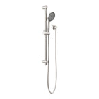 Nero Round Metal Project Shower Rail 4 Star Rating Brushed Nickel