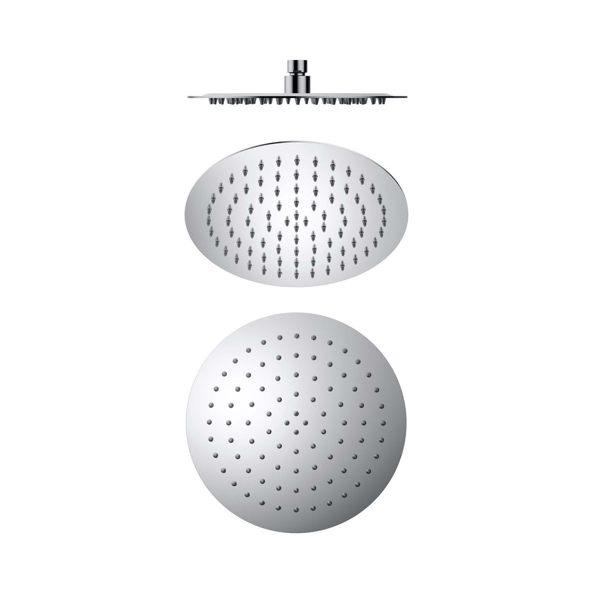 Nero 250mm Round Stainless Steel Shower Head 4 Star Rating Chrome Shower Nero Default Title